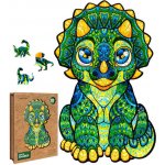 Puzzler Dřevěné Něžný dino Charlie 100 dílků – Zbozi.Blesk.cz