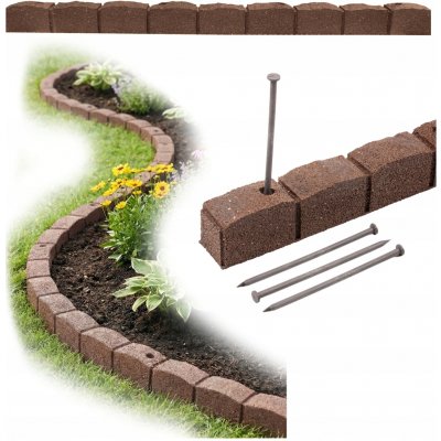 Multy home obrubník Roman Stone 8 x 120 cm hnědá 1 ks – Sleviste.cz