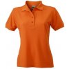 Dámská Trička JAMES & NICHOLSON Workwear Polo oranžová