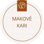 Davídkovo koření Etiketa Makové kari béžová průměr 4,5 cm 1 ks – Sleviste.cz