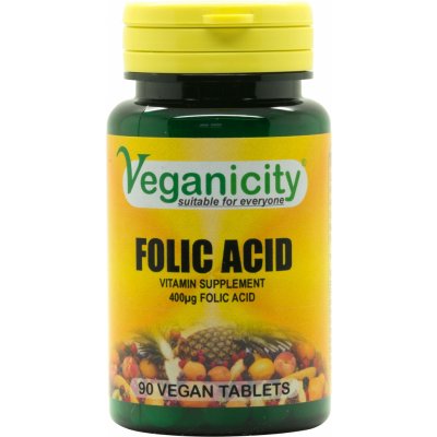 Veganicity Kyselina listová 400μg 90 tablet – Hledejceny.cz