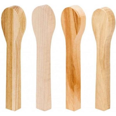 BeaverCraft Polotovary na lžíce Carving Spoon Blanks Set BB3 (jilm, meruňka, javor, olše) – Zbozi.Blesk.cz