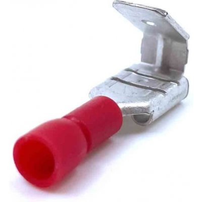 Tracon electric Izolované Cu lisovací rozbočovače ploché červené 1,5mm² 6,3×0,8mm / 1,5mm2 – Sleviste.cz