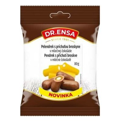 Dr.Ensa Pendrek s příchutí broskve v mléčné čokoládě 80 g – Sleviste.cz