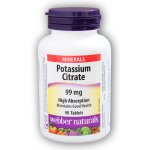 Webber Naturals Potassium Citrate draslík 90 tablet