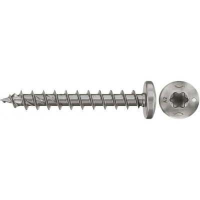Fischer 574101 šrouby do dřevotřísky 4.5 mm 40 mm TX Nerezová ocel 200 ks – Hledejceny.cz