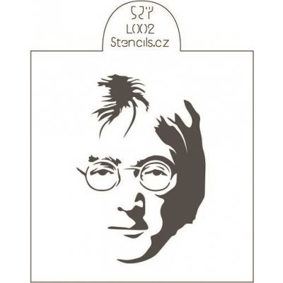Stencil John Lennon – Hledejceny.cz