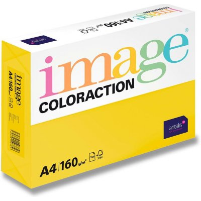 Papír Image Coloraction A4 160 g 250 Sevilla sytá žlutá IG50 – Zboží Dáma