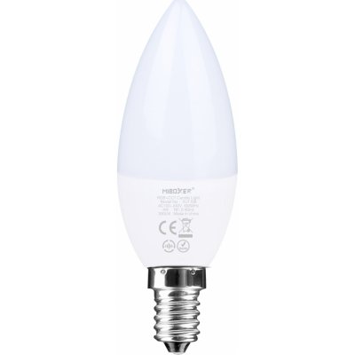 Miboxer FUT109 Smart LED žárovka E14, 4W, CCT, Dvojitá bílá, RF 2,4GHz