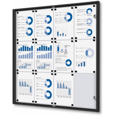 A-Z Reklama CZ informační vitrína interiérová SCXS C9005 12 x A4