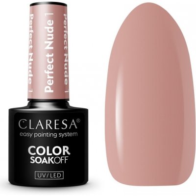 Claresa gél lak PERFECT NUDE 1 5 g – Zboží Dáma