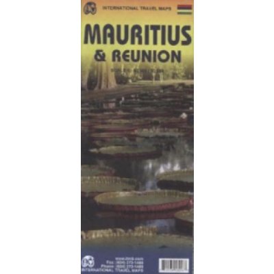Réunion & Mauritius 1:80t 1:90t cestovní mapa ITM