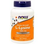 NOW Foods Now L-Lysine 1000 mg 100 tablet – Hledejceny.cz
