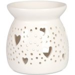 Albi Porcelánová aroma lampa Srdíčka bílá – Hledejceny.cz