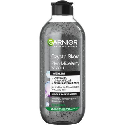 Garnier SkinActive micerální čistící voda All-in-1 s aktivním uhlím 400 ml – Zboží Mobilmania