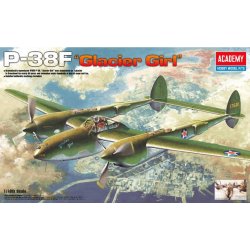 Academy P 38F LIGHTNING GLACIER GIRL 12208 1:48