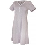 Little Angel noční košile tenká Outlast pruh bílošedý melír – Zboží Dáma