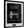 Plakát Obraz na zeď - AC/DC - For Those About to Rock, 30 × 40 cm