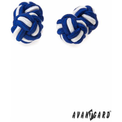 Avantgard Knots manžetové uzlíky modrá-bílá 614-1801 – Zboží Dáma