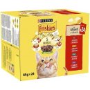 Friskies cat hovězí kuře.kachna jehně kachna ve šťávě 24 x 85 g