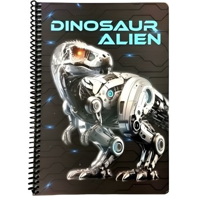 SPIRÁLOVÝ SEŠIT DINOSAURUS, uni – Zboží Živě