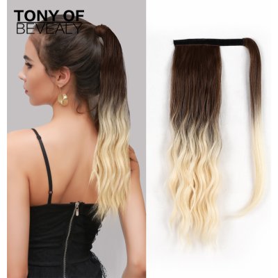 Hedvábný clip in WRAP AROUND PONYTAIL - double barva – Zbozi.Blesk.cz