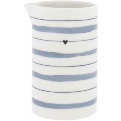 Bastion Collections Keramický džbánek Watercolour Blue Stripes 250 ml modrá – Zboží Mobilmania