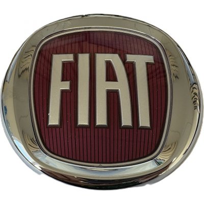 Přední znak Fiat Ducato od 2006, Doblo 2010-2022 červený 120 mm 735578621 | Zboží Auto