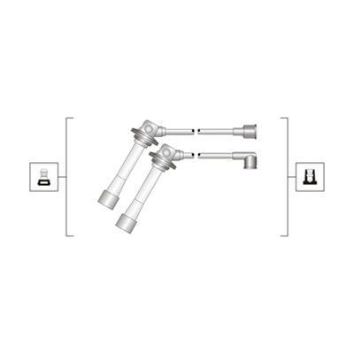 Sada kabelů pro zapalování MAGNETI MARELLI 941319170083 – Zboží Mobilmania