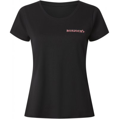 Esmara dámské triko s BIO bavlnou černá – Sleviste.cz
