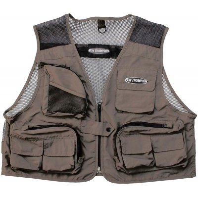 Muškařská Vesta Ron Thompson Mesh Lite Fly Vest Stone – Hledejceny.cz