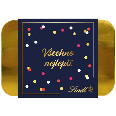 Lindor pralinky v plechovce Všechno nejlepší 200 g – Zboží Dáma