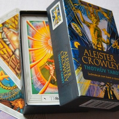 Thothův Tarot 78 karet a kniha, A. Crowley – Zboží Mobilmania