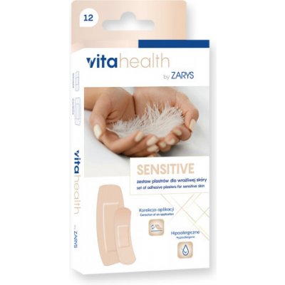 VitaHealth SENSITIVE sada náplastí pro citlivou pokožku, 12 ks – Zboží Dáma