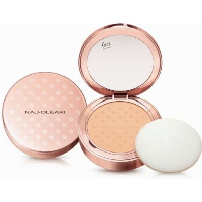 Naj-Oleari Skin Caress Pressed Powder zmatňující kompaktní pudr 01 warm beige 9,5 g – Zboží Dáma