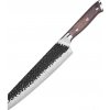 Kuchyňský nůž UG Grill Nůž Kiritsuke 20 cm Damašková ocel 67 ořechové dřevo
