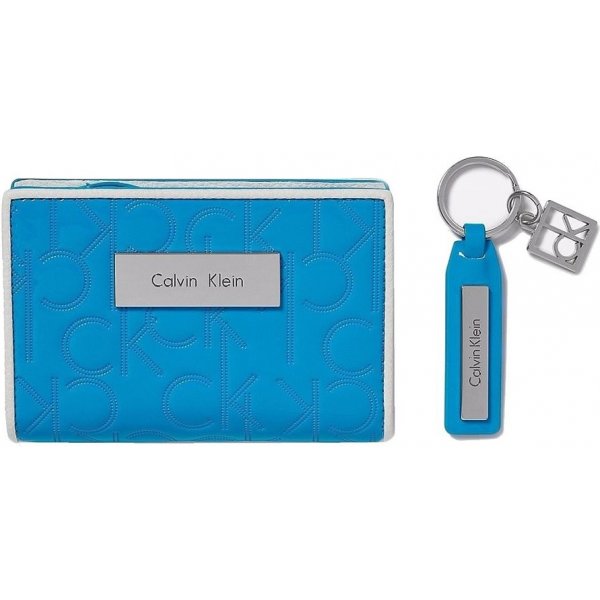 Calvin Klein dámská peněženka dárkový set s klíčenkou Sadie modrý od 1 366  Kč - Heureka.cz