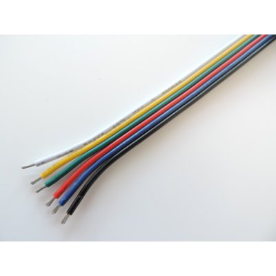 KPLED, RGBCCT Kabel 6 x 0,5, plochý pro RGB+CCT LED pásky – Zbozi.Blesk.cz