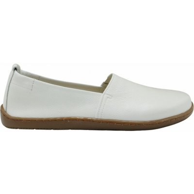 De Plus F.187-VIOL Dámské barefoot mokasíny bílé široká špička – Zboží Mobilmania