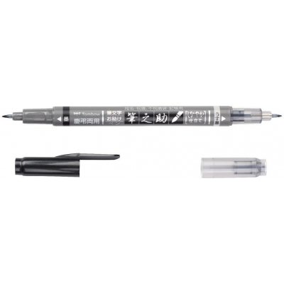 Tombow popisovač Fudenosuke BRUSH PEN WS-TBS duo černý a šedý – Hledejceny.cz