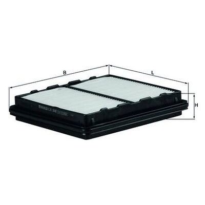 Vzduchový filtr KNECHT LX 848 – Hledejceny.cz