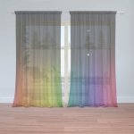 Sablio Záclony Duhová záře: 2ks 150x250cm – Hledejceny.cz