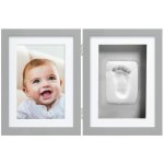 Pearhead dvojrámeček na otisk stolní šedý – Zboží Dáma