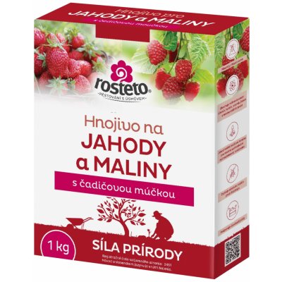 Rosteto Hnojivo s čedičovou moučkou - jahody a maliny 1 kg