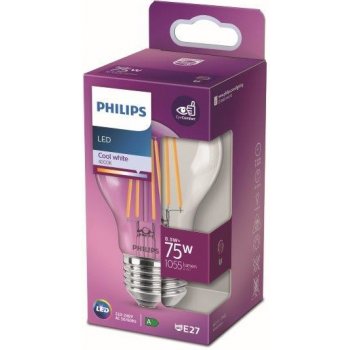 Philips 8718699762032 LED žárovka 1x8,5W E27 1055lm 4000K studená bílá, čirá, EyeComfort