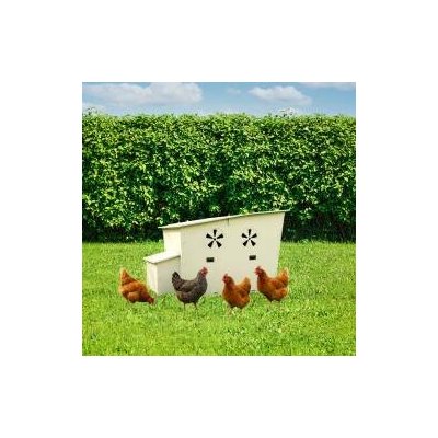 Veselé hnízdo Plastový kurník 132 x 80 x 85 cm – Sleviste.cz
