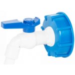BRADAS Sada pro kontejner na vodu IBC, redukce IBCS60 a kohoutek 3/4" s výstupem pro hadici 5/8" BR-IBCS60-KP3412 – HobbyKompas.cz