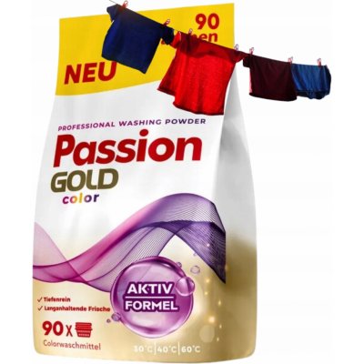 Passion Gold Prací prášek na barvy 5,4 kg – Zboží Mobilmania