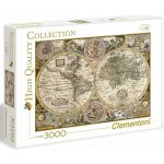 Clementoni 33531 Stará mapa 3000 dílků – Sleviste.cz