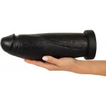 RealistiXXX Real giant dildo XXL černé – Zboží Dáma